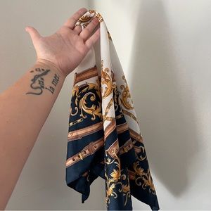Vintage 80s Faux Versace Scarf